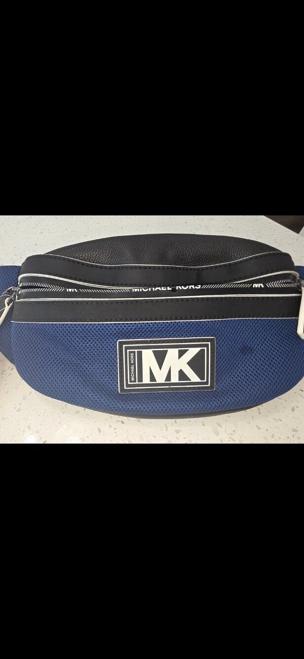 NWT Michael Kors Cooper Belt Bag Fanny Pack Sapphire Blue